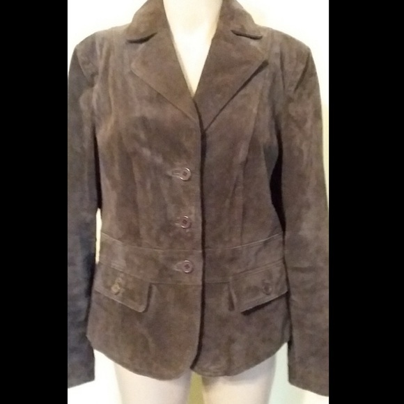 St. JOHN'S BAY Leather jacket size M - Picture 3 of 11